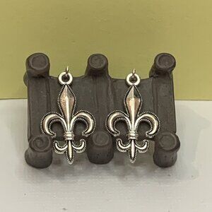 Saints Earring, New Orleans Earring, Fat Tuesday Earring, Mardi Gras Earring